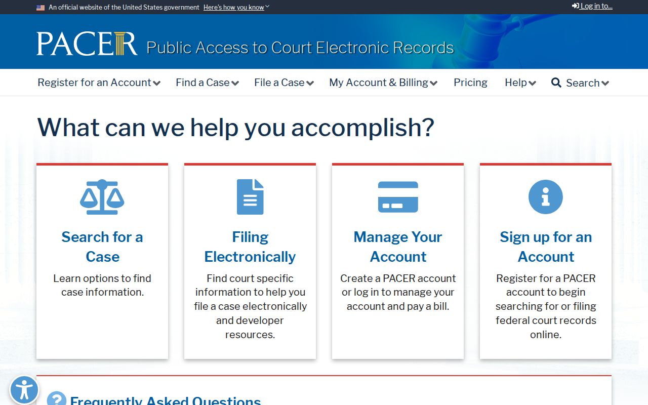 Federal PACER route separate from Haskell County civil dockets